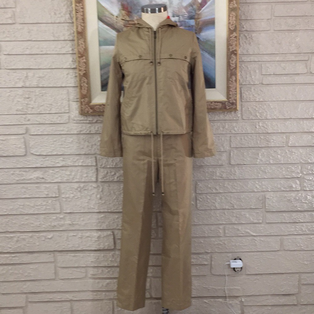 NWOT Boston Proper Hooded Nylon Jogger Set